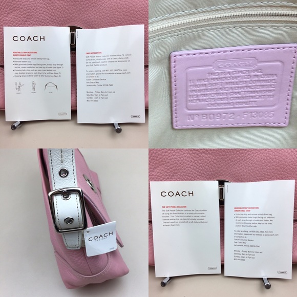 COACH Hamilton Pink Leather Purse - Picture 7 of 8